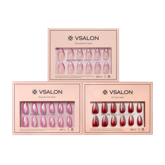 Morning Whisper Set: 3 Nail Sets + Tools Included