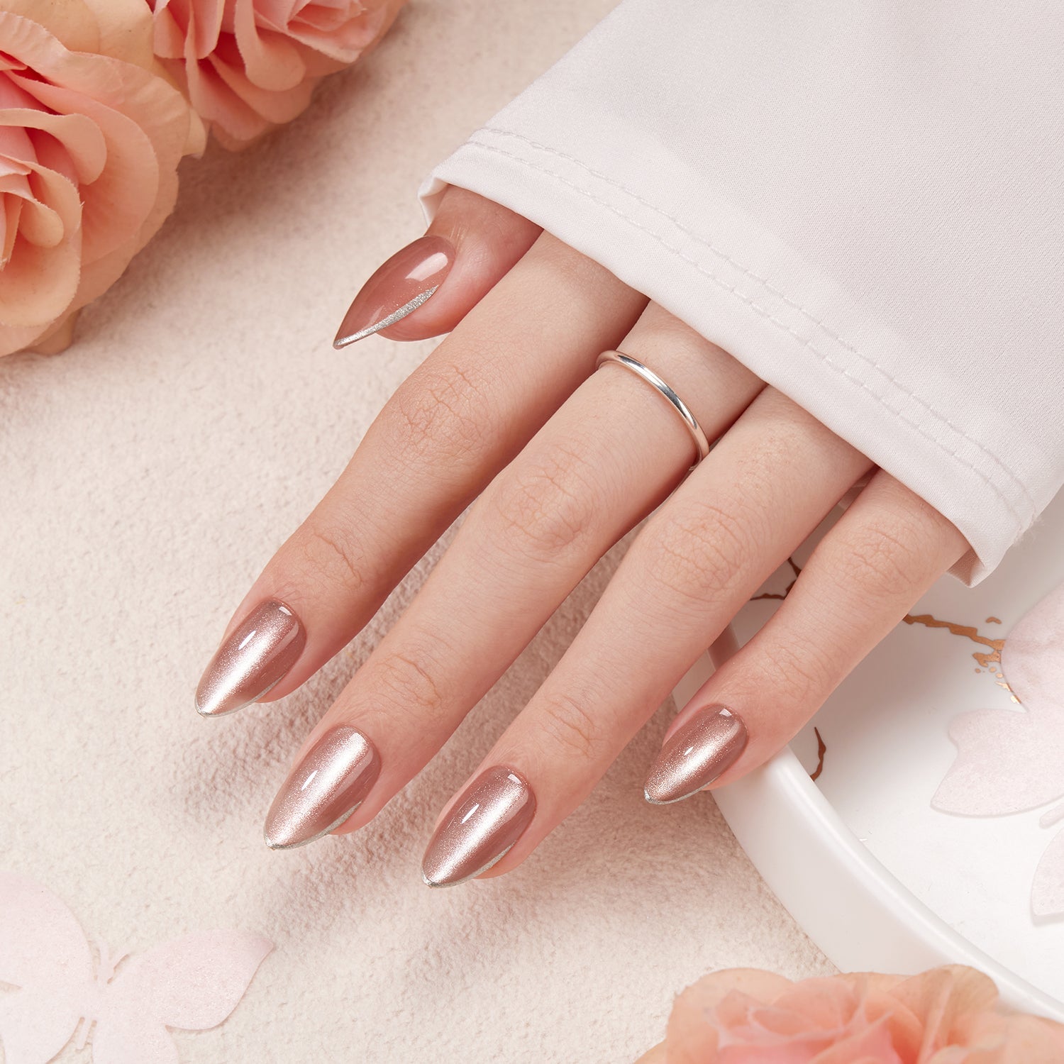 Pink Nails for Date Night 💕