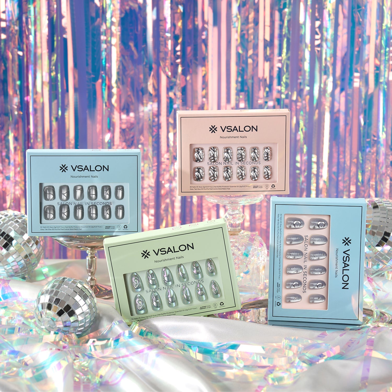 Best Silver 3D Press-On Nails for Bold, Futuristic Looks