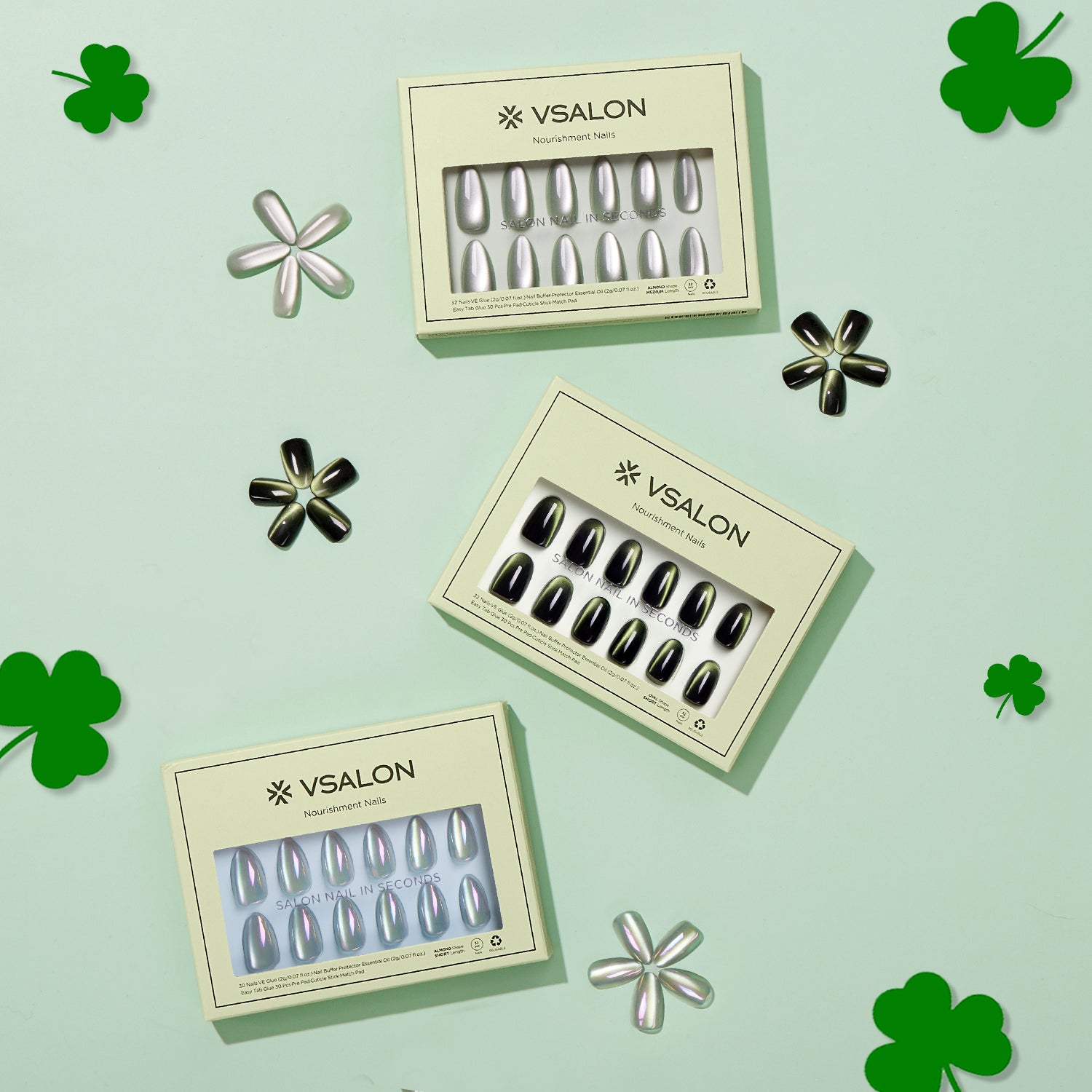 Fresh Green Nail Ideas for Earth Day (Soft, Natural & Earthy Looks)