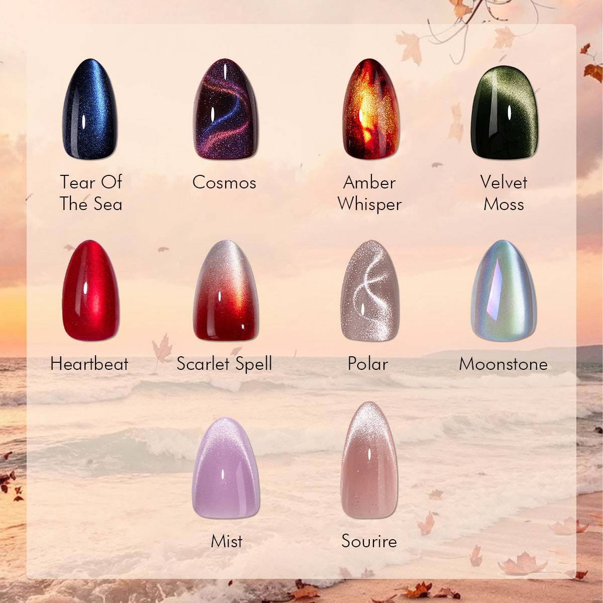 Fall Cat Eye Nails 2026: 10 Magnetic Autumn Looks to Try