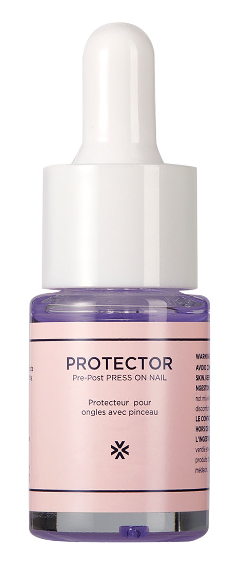 Nail polish protector in the nature of a thinplastic covering applied to nails