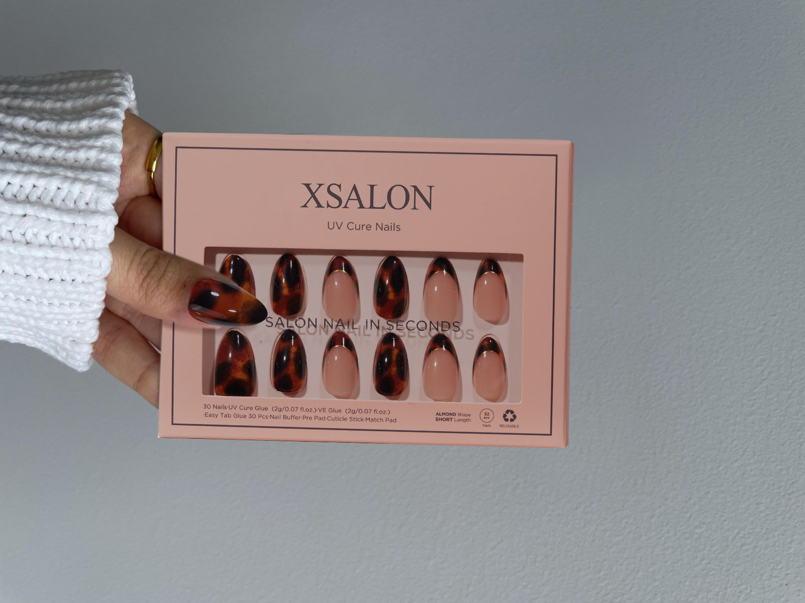 Nail repair products, namely, nail wraps