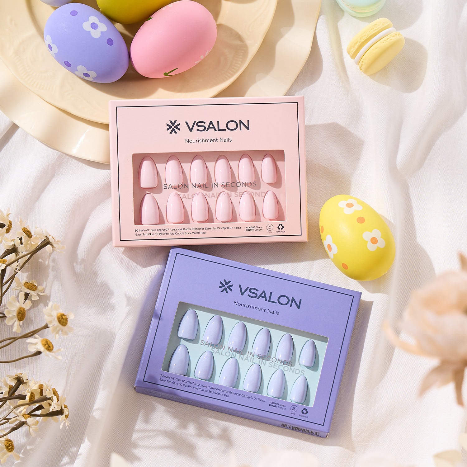 🐣 Easter Pastel Nail Duo