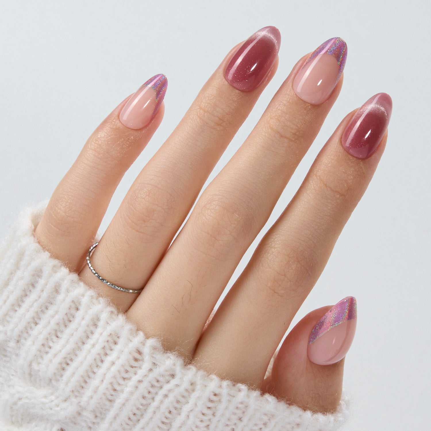 Salon Quality Press On Nails with Apex Curve & Coating - Vsalon Nail