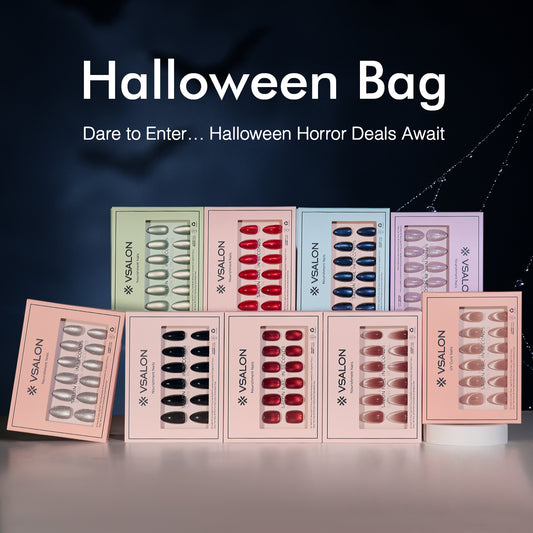 Halloween Lucky Bag: 9-12 Spooky Nails+Kits