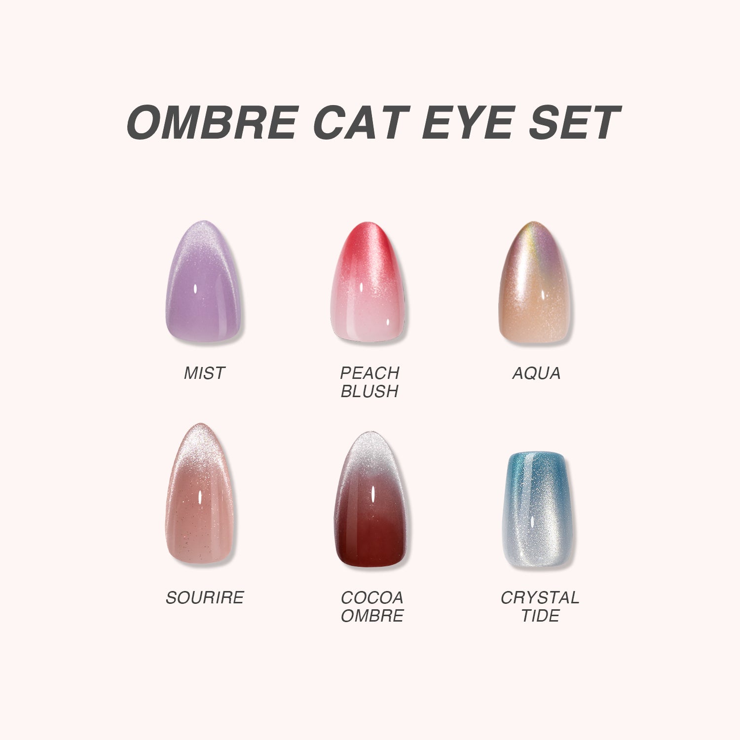Ombre Cat Eye Set