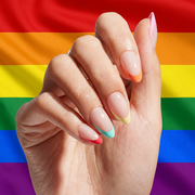 🌈 Pride-Inspired Rainbow French Tips