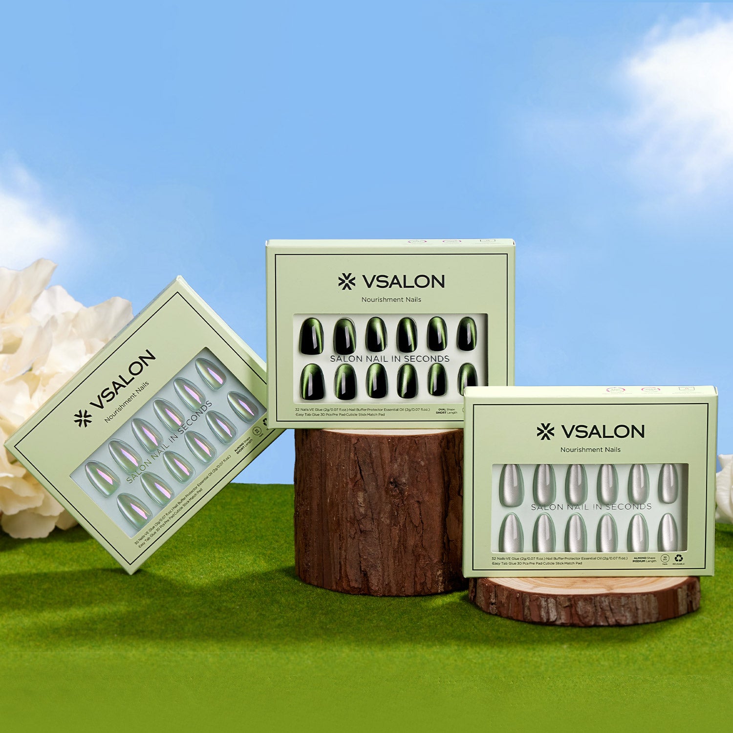 🌿 Spring Surprise Bloom Box: Includes 2-4 nail sets