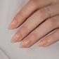 VSALON UV Cure Nails Luxe Pumpkin orange Short Almond Press On Nails - perfect for daily wear or office style.