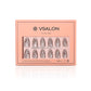 VSALON UV Cure Nails Polar Cat Eye Short Almond Press On Nails - easy to apply, salon-quality, lasts 25+ days.
