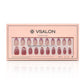 VSALON Dual Glam “Potion” Short Almond Press On Nails – easy to apply, salon-quality, lasts 25+ days.