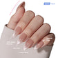 VSALON UV Cure Nails Sourire pink Cat Eye Short Almond Press On Nails - salon-quality finish and perfect shine.